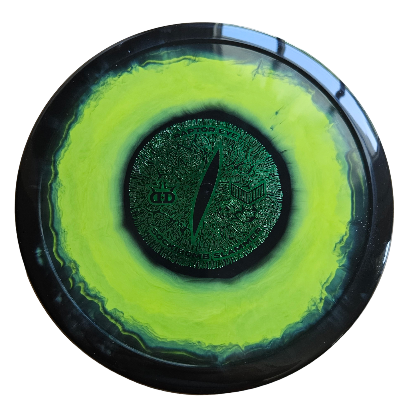 Dynamic Discs Fuzion Ice Raptor Eye Sockibomb Slammer
