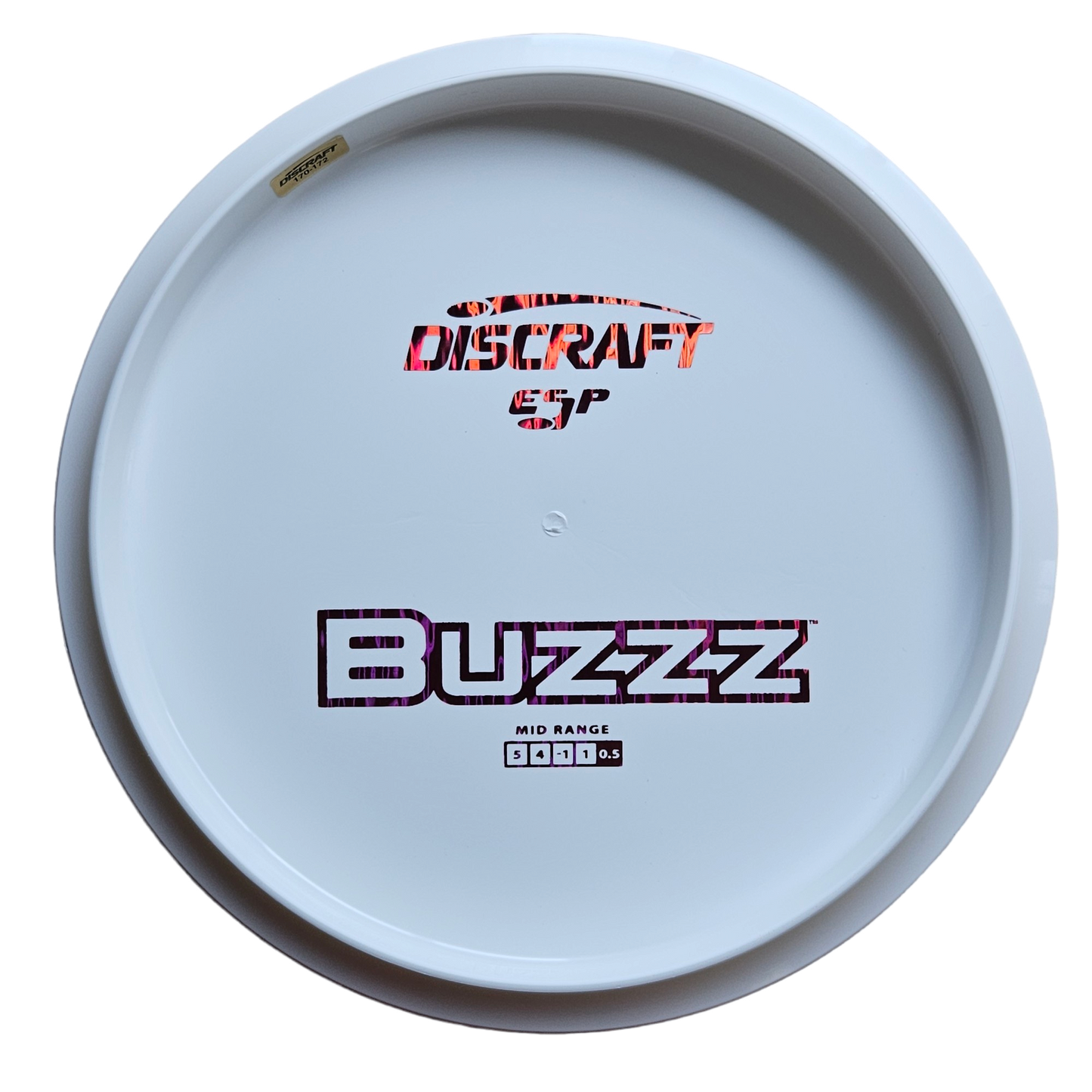 Discraft ESP Buzzz - Blank White - Bottom Stamp