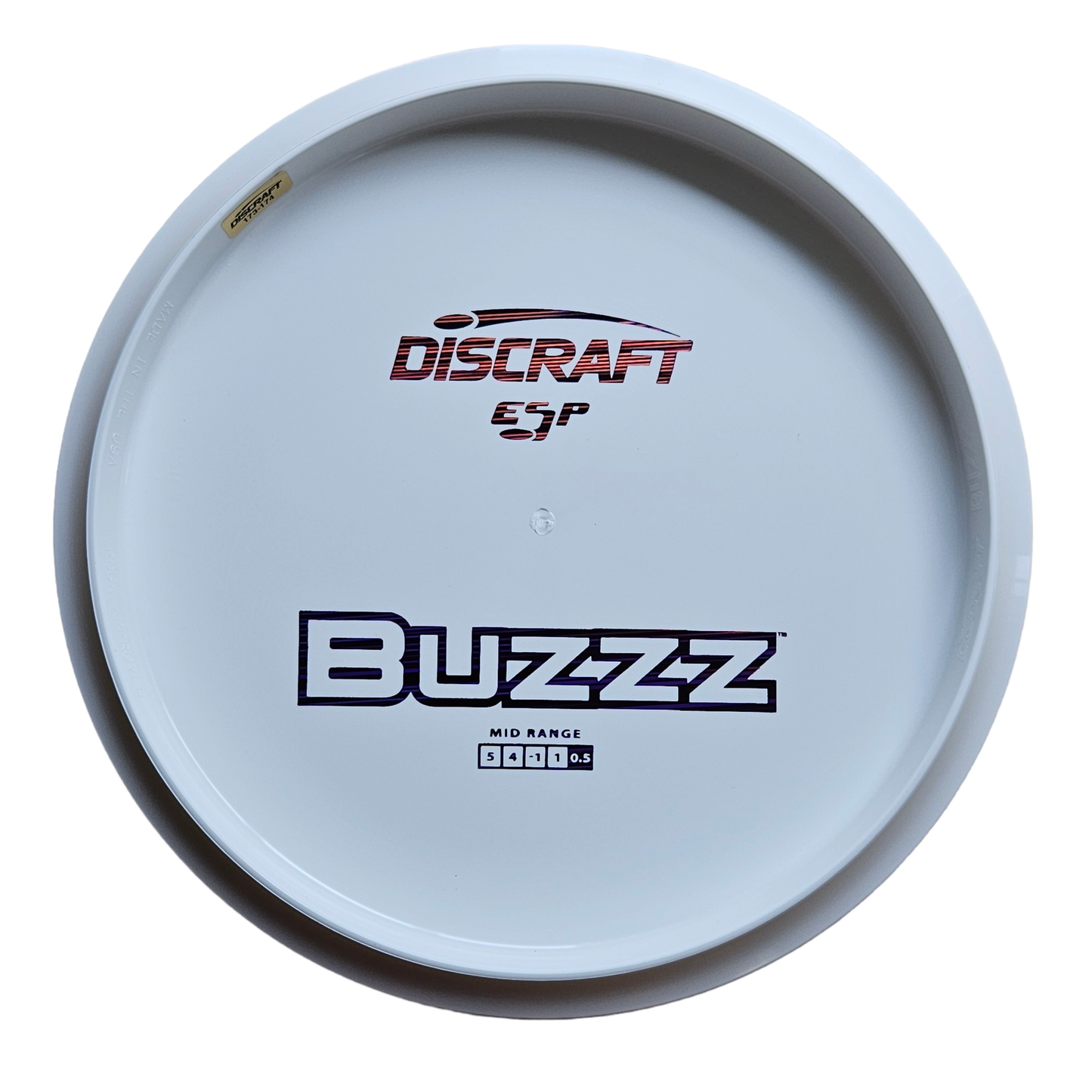 Discraft ESP Buzzz - Blank White - Bottom Stamp