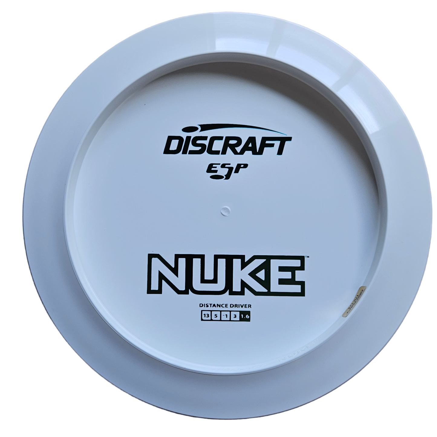 Discraft ESP Nuke - Blank White - Bottom Stamp