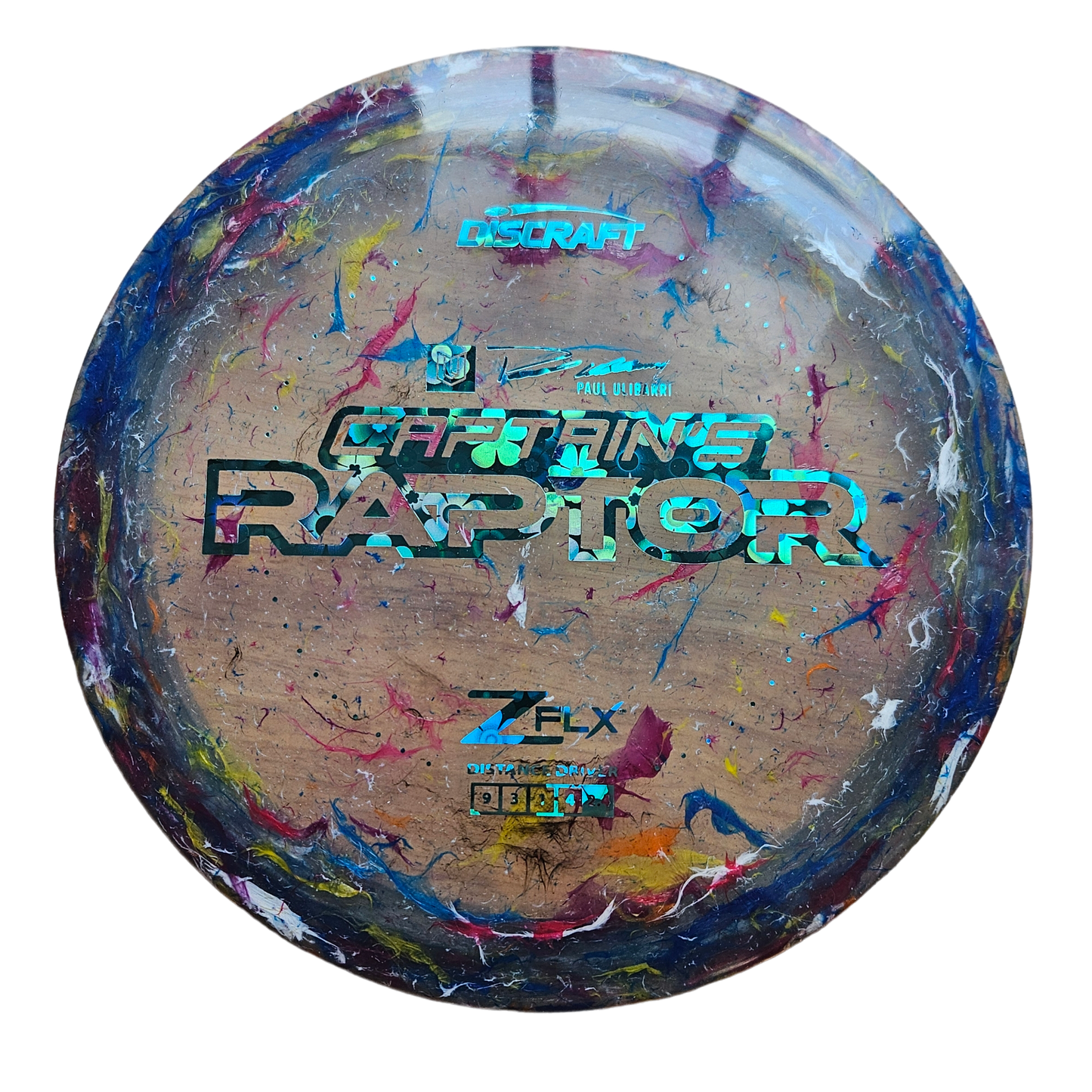 Discraft Jawbreaker Z FLX Captain's Raptor - Paul Ulibarri Edition