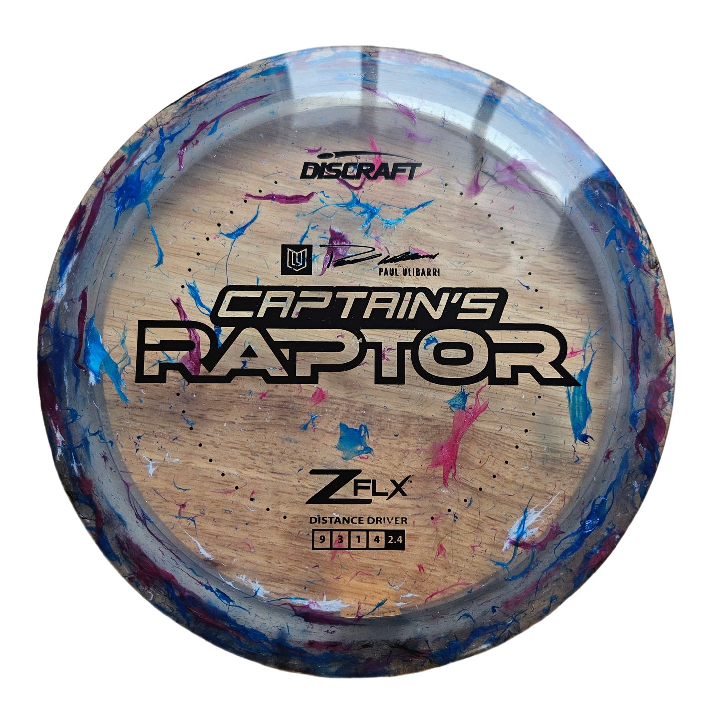 Discraft Jawbreaker Z FLX Captain's Raptor - Paul Ulibarri Edition