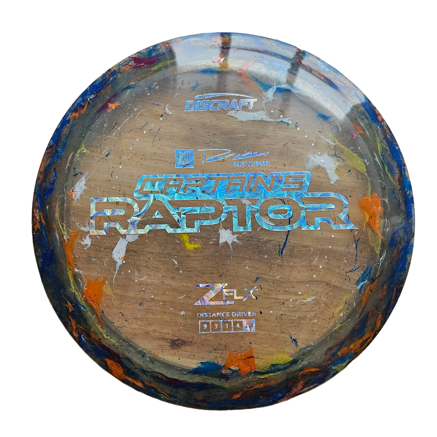 Discraft Jawbreaker Z FLX Captain's Raptor - Paul Ulibarri Edition