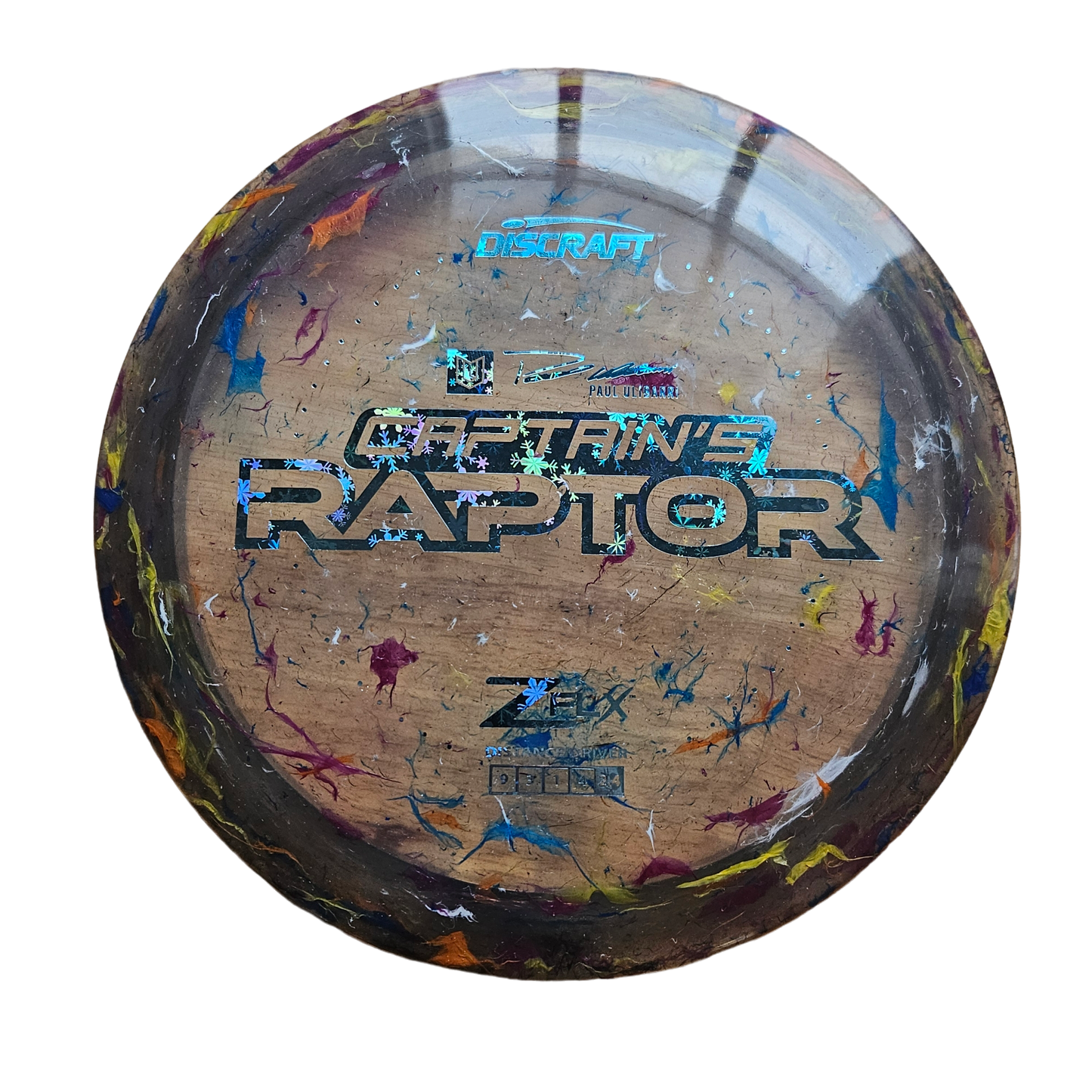 Discraft Jawbreaker Z FLX Captain's Raptor - Paul Ulibarri Edition