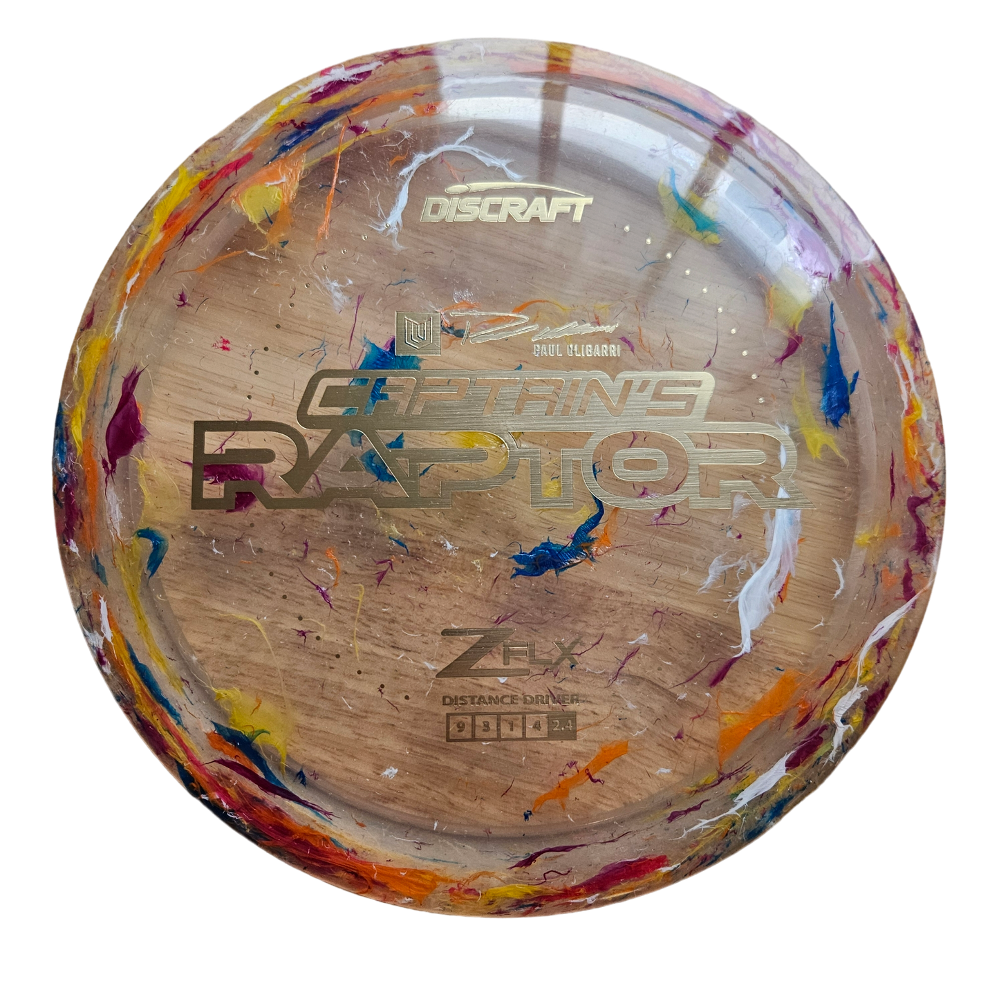 Discraft Jawbreaker Z FLX Captain's Raptor - Paul Ulibarri Edition