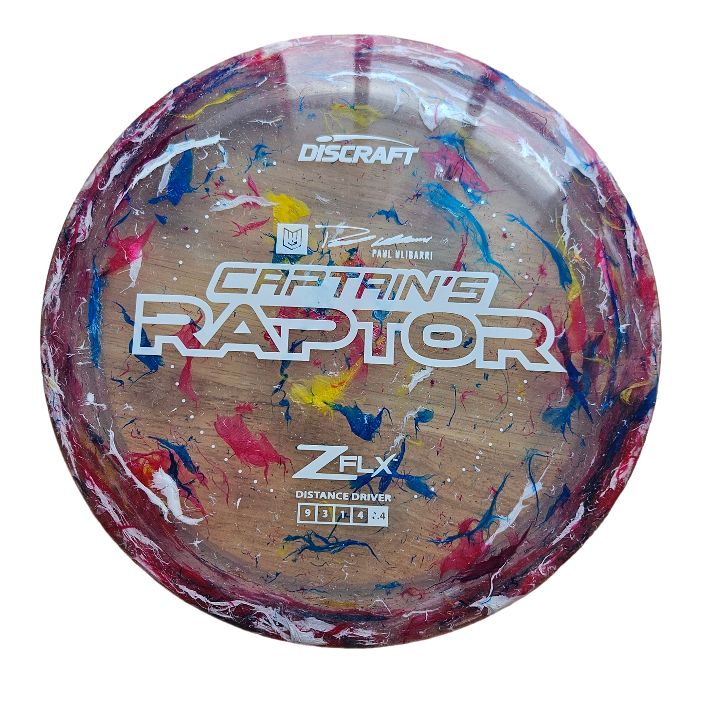 Discraft Jawbreaker Z FLX Captain's Raptor - Paul Ulibarri Edition