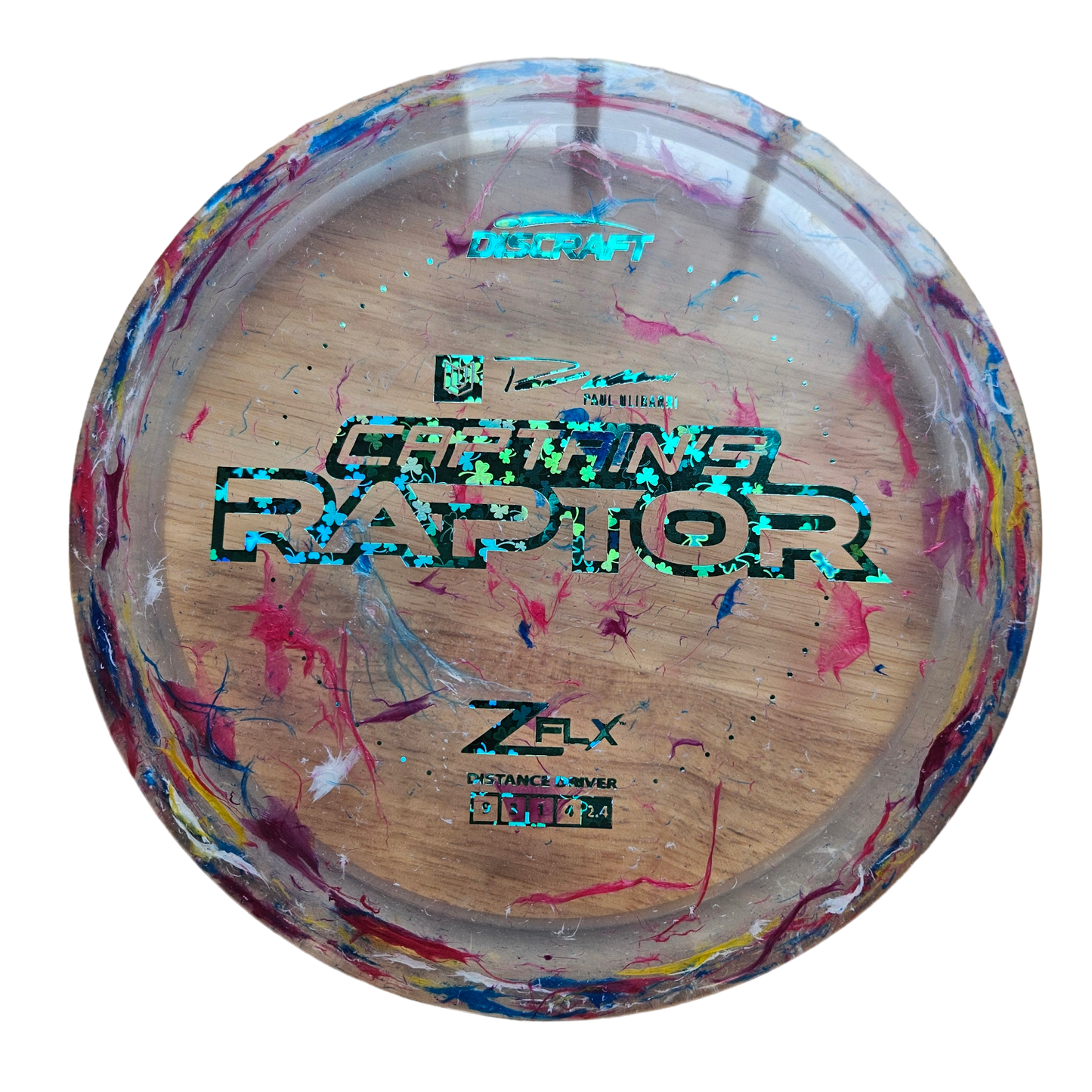 Discraft Jawbreaker Z FLX Captain's Raptor - Paul Ulibarri Edition