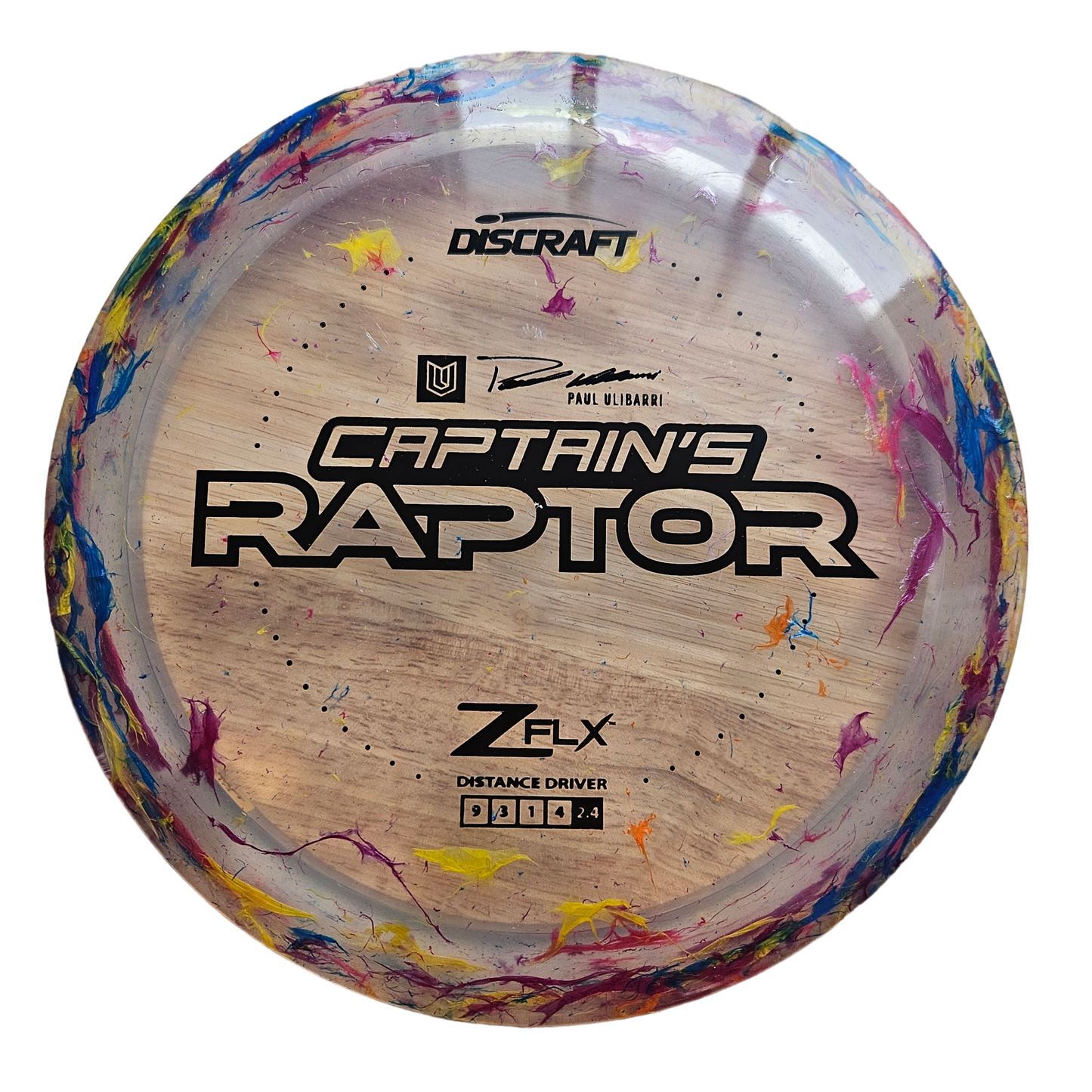 Discraft Jawbreaker Z FLX Captain's Raptor - Paul Ulibarri Edition