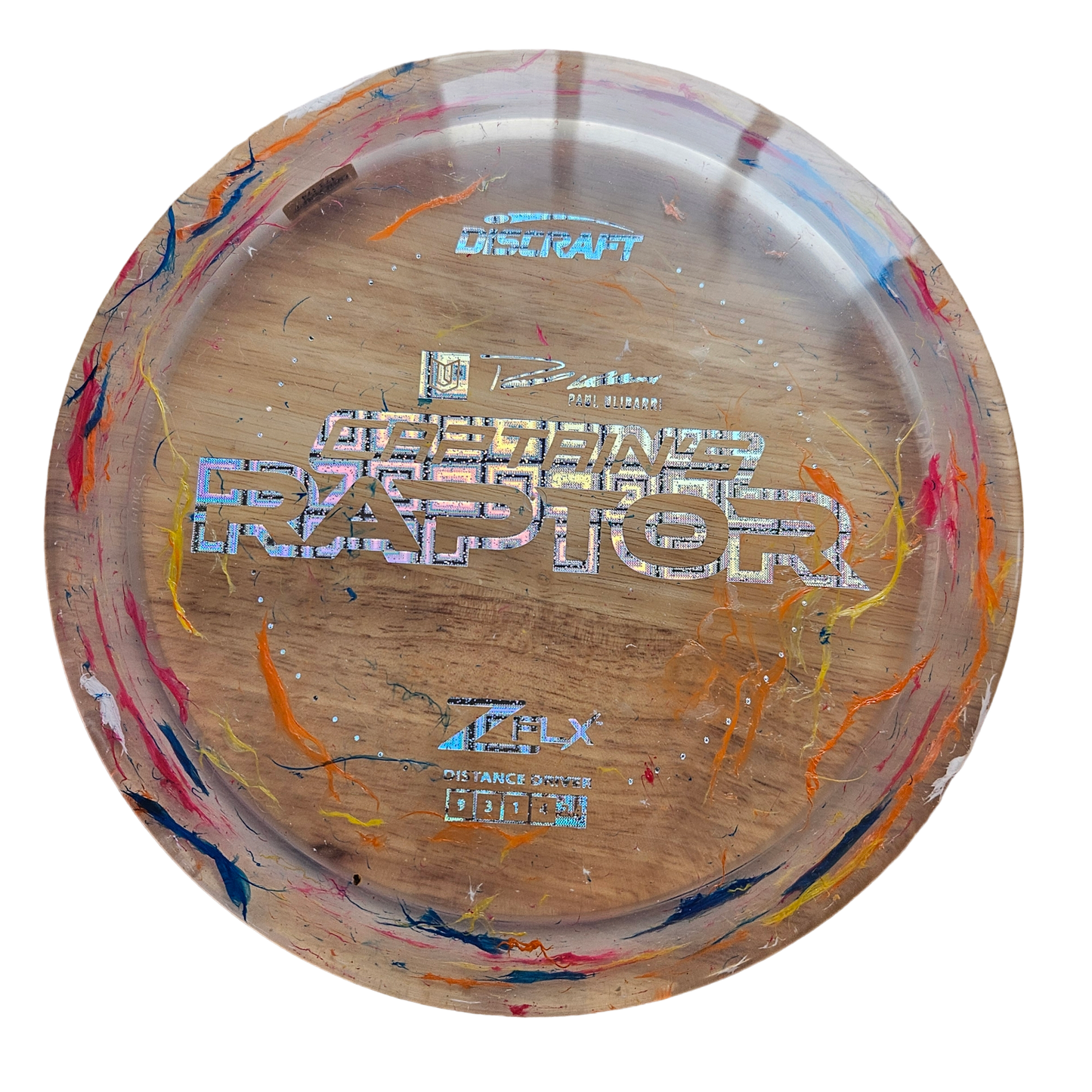 Discraft Jawbreaker Z FLX Captain's Raptor - Paul Ulibarri Edition