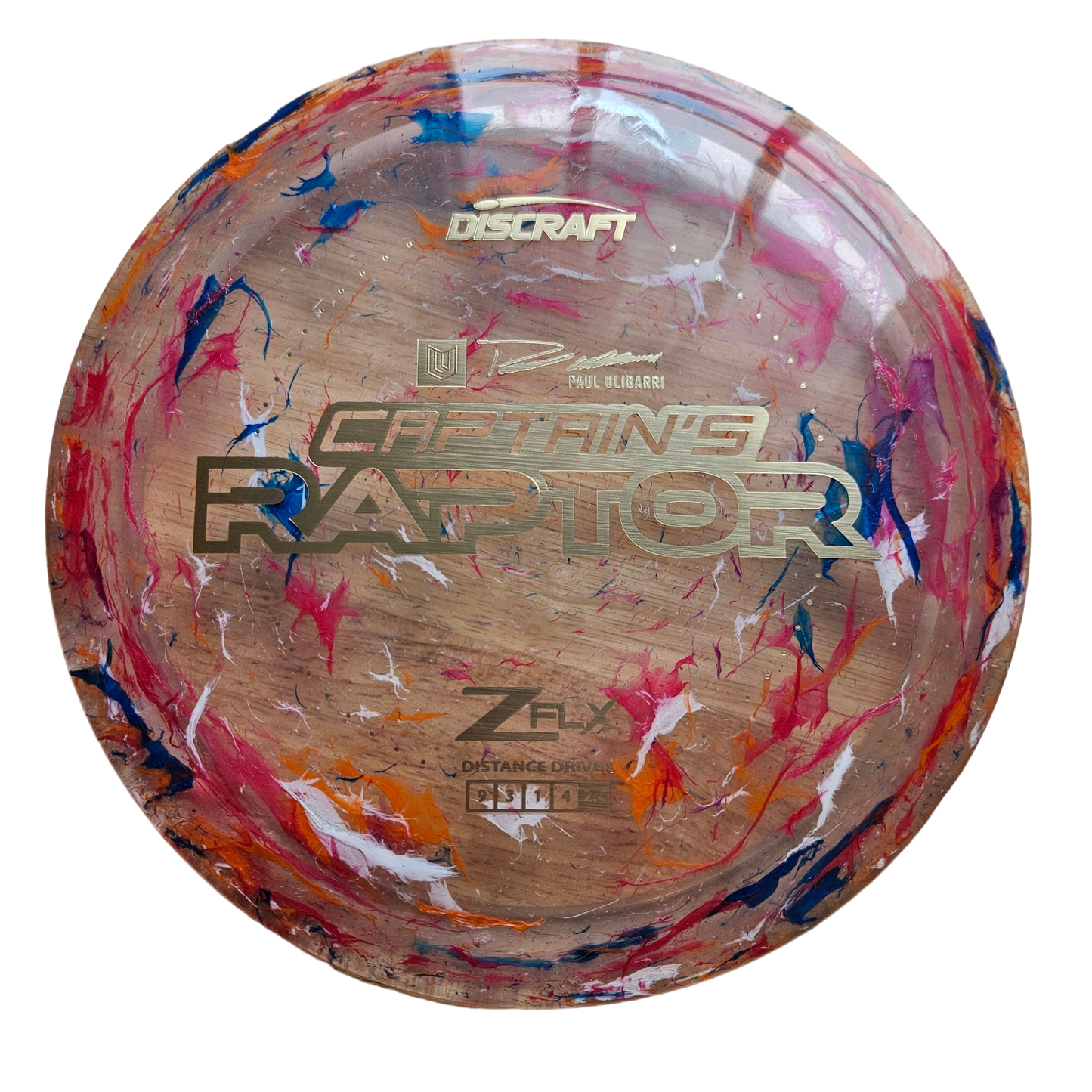 Discraft Jawbreaker Z FLX Captain's Raptor - Paul Ulibarri Edition