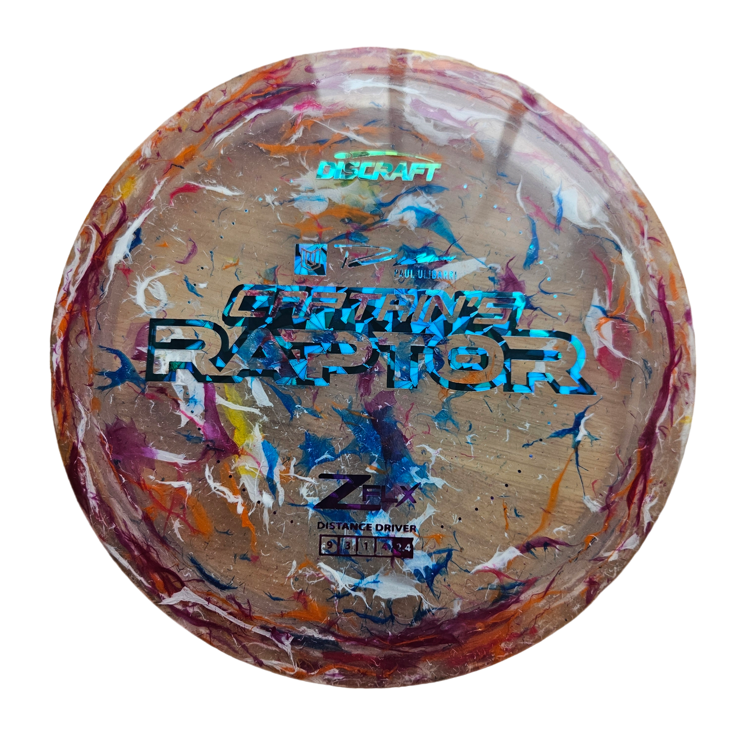 Discraft Jawbreaker Z FLX Captain's Raptor - Paul Ulibarri Edition