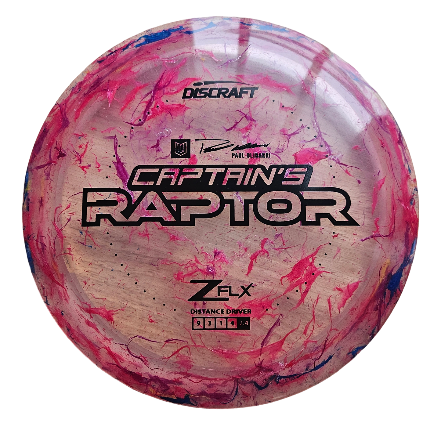 Discraft Jawbreaker Z FLX Captain's Raptor - Paul Ulibarri Edition