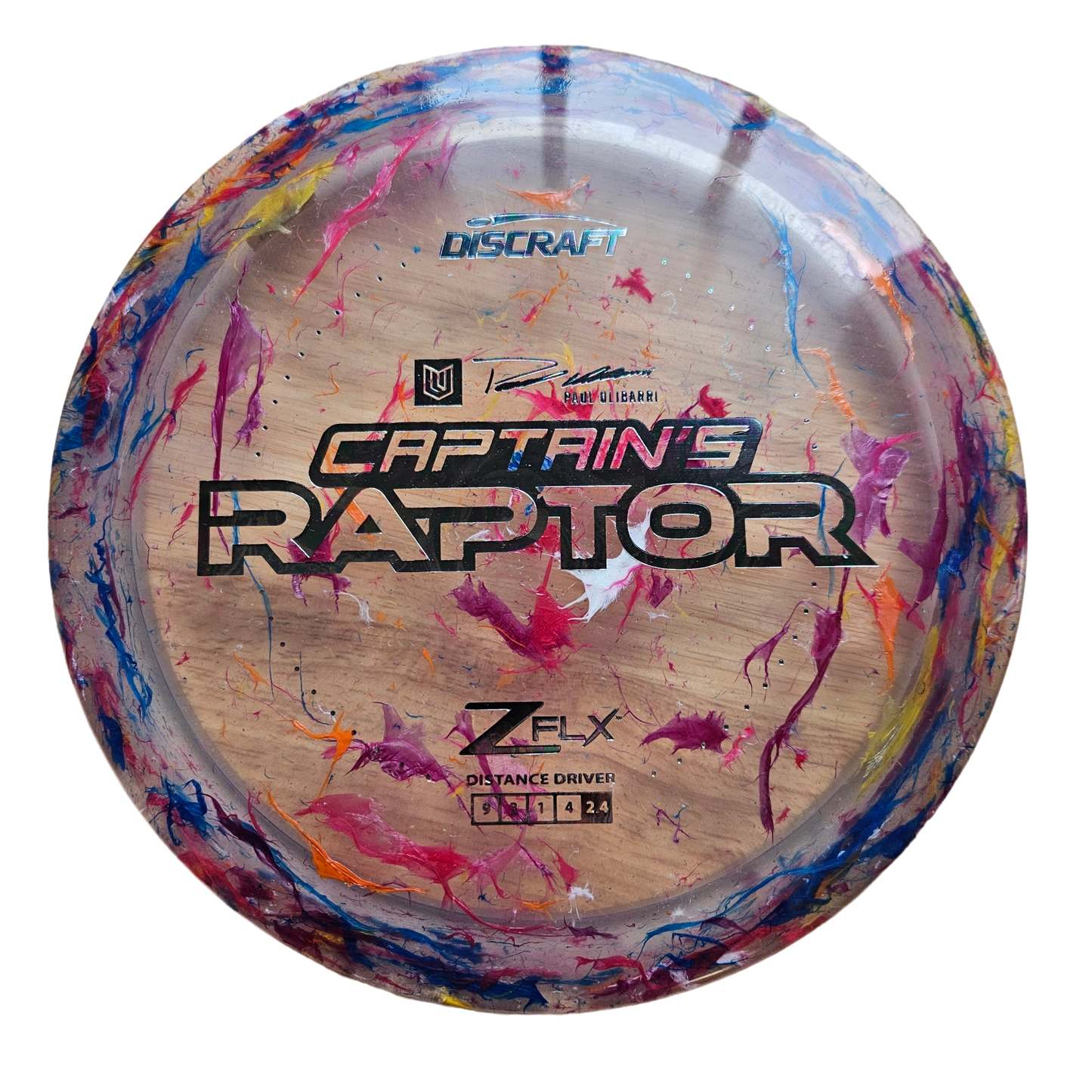 Discraft Jawbreaker Z FLX Captain's Raptor - Paul Ulibarri Edition