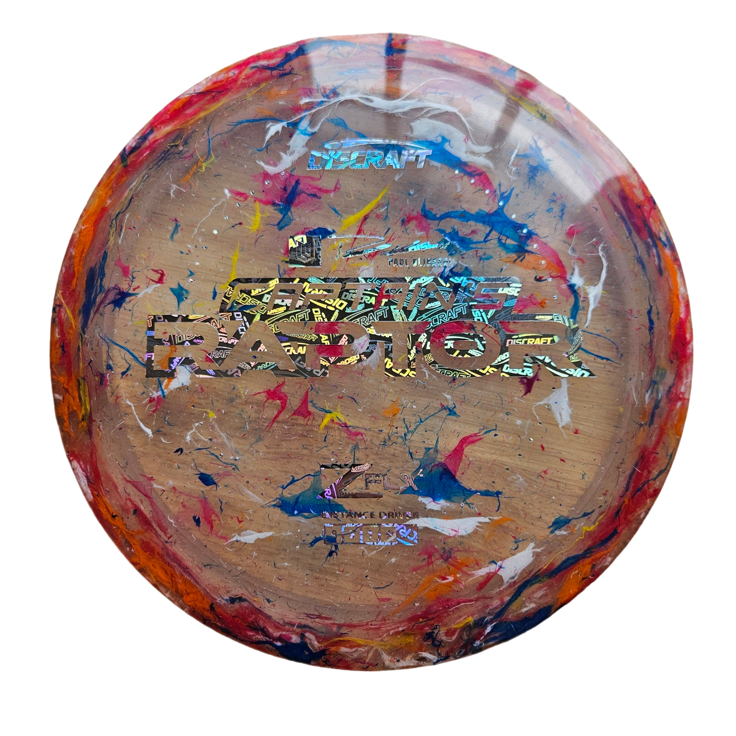 Discraft Jawbreaker Z FLX Captain's Raptor - Paul Ulibarri Edition