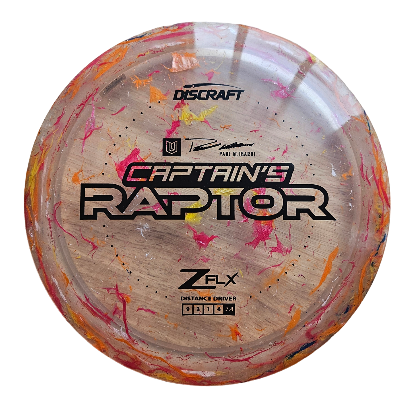 Discraft Jawbreaker Z FLX Captain's Raptor - Paul Ulibarri Edition