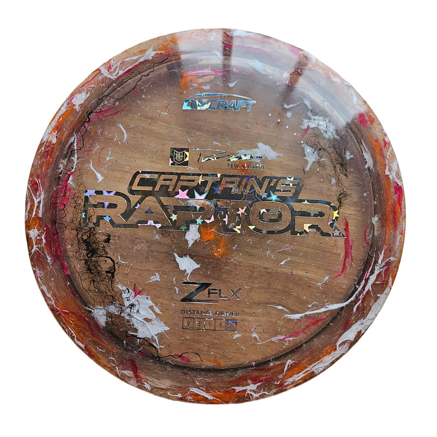 Discraft Jawbreaker Z FLX Captain's Raptor - Paul Ulibarri Edition