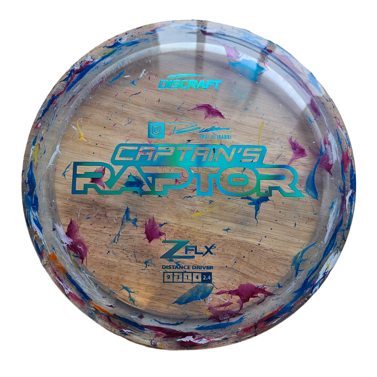 Discraft Jawbreaker Z FLX Captain's Raptor - Paul Ulibarri Edition