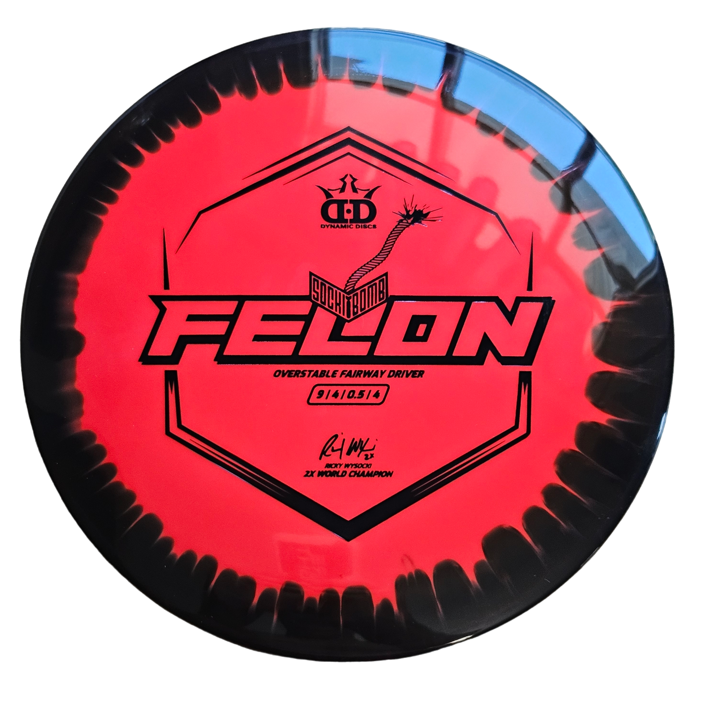 Dynamic Discs Supreme Orbit Sockibomb Felon Ignite Stamp V1