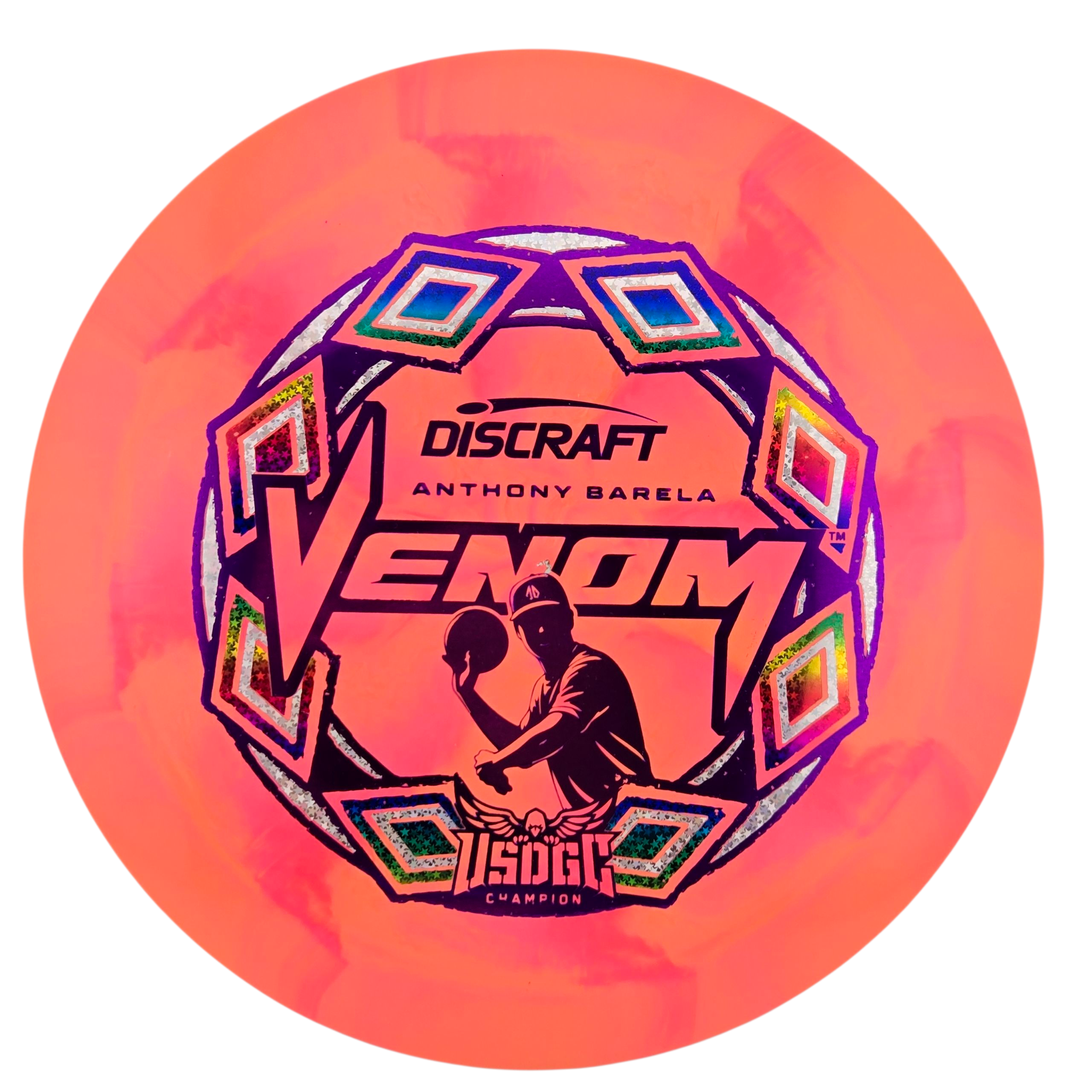 Anthony Barela USDGC ESP Swirl Venom – Pure Flight Disc Golf