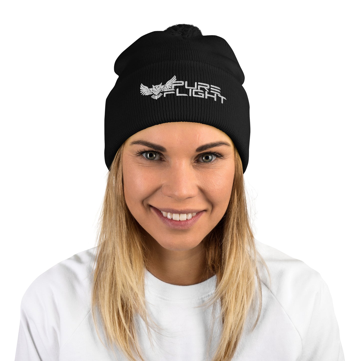 Pure Flight Pom-Pom Beanie