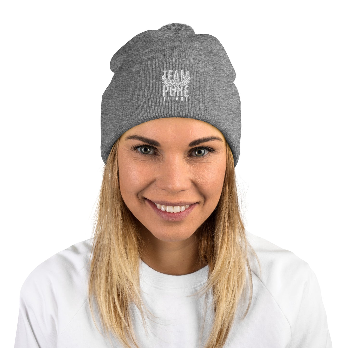 Team Pure Flight Pom-Pom Beanie
