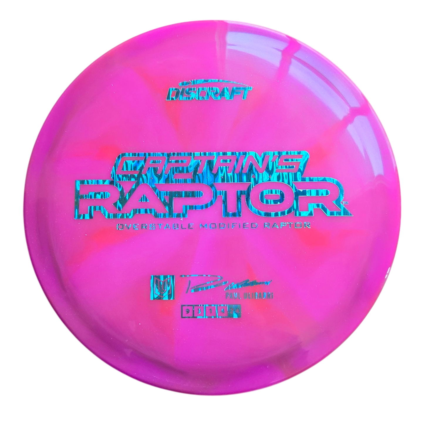 Discraft 2025 Z Swirl Captain's Raptor