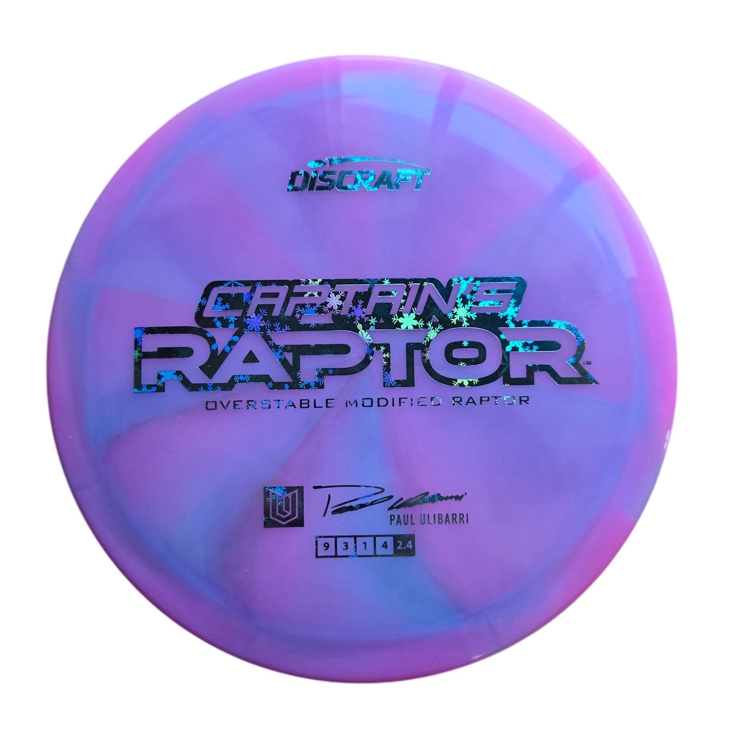 Discraft 2025 Z Swirl Captain's Raptor
