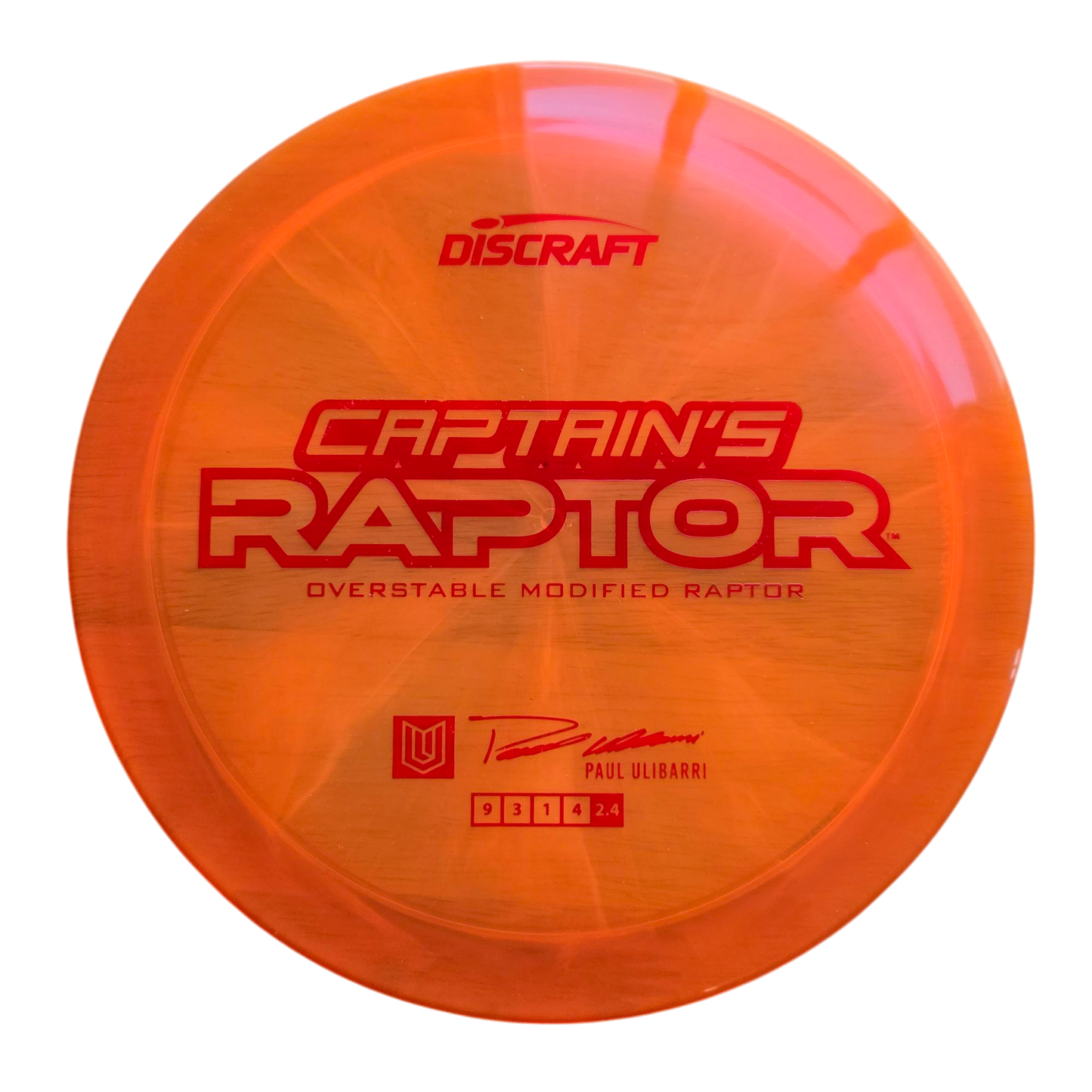 Discraft 2025 Z Swirl Captain's Raptor