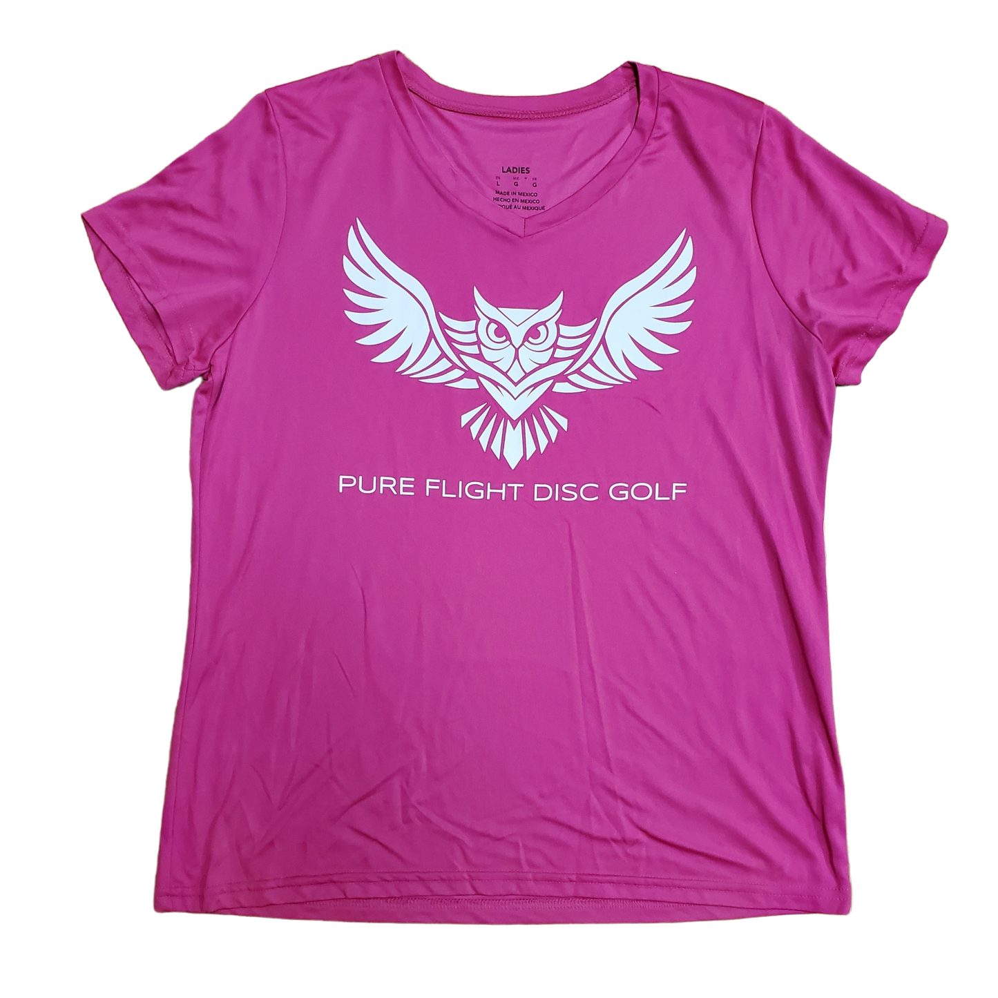 Ladies Pure Flight Dry-Fit Shirt - V-Neck