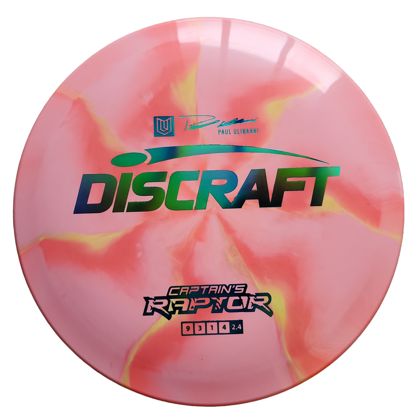 Discraft Paul Ulibarri ESP Swirly Captain's Raptor