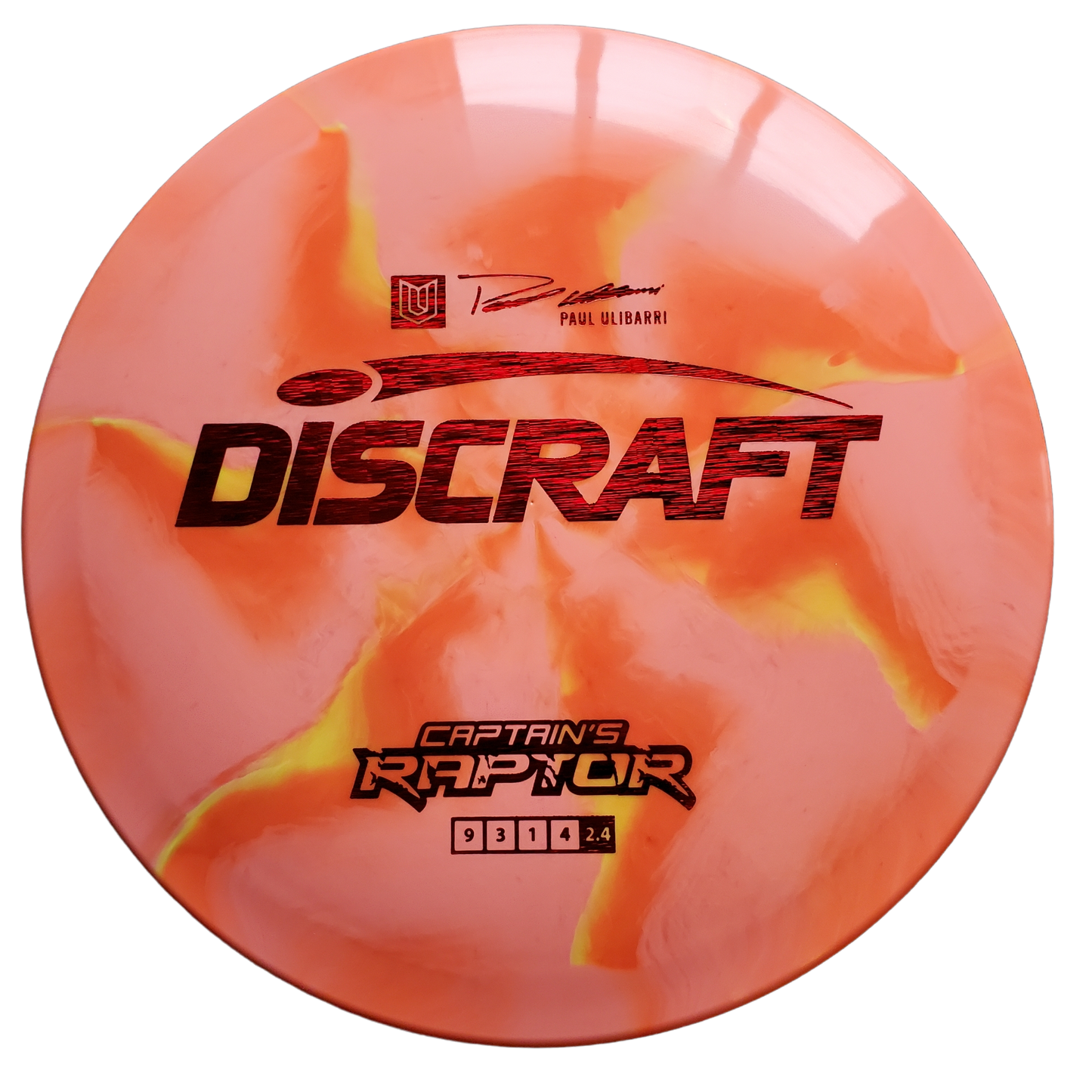 Discraft Paul Ulibarri ESP Swirly Captain's Raptor