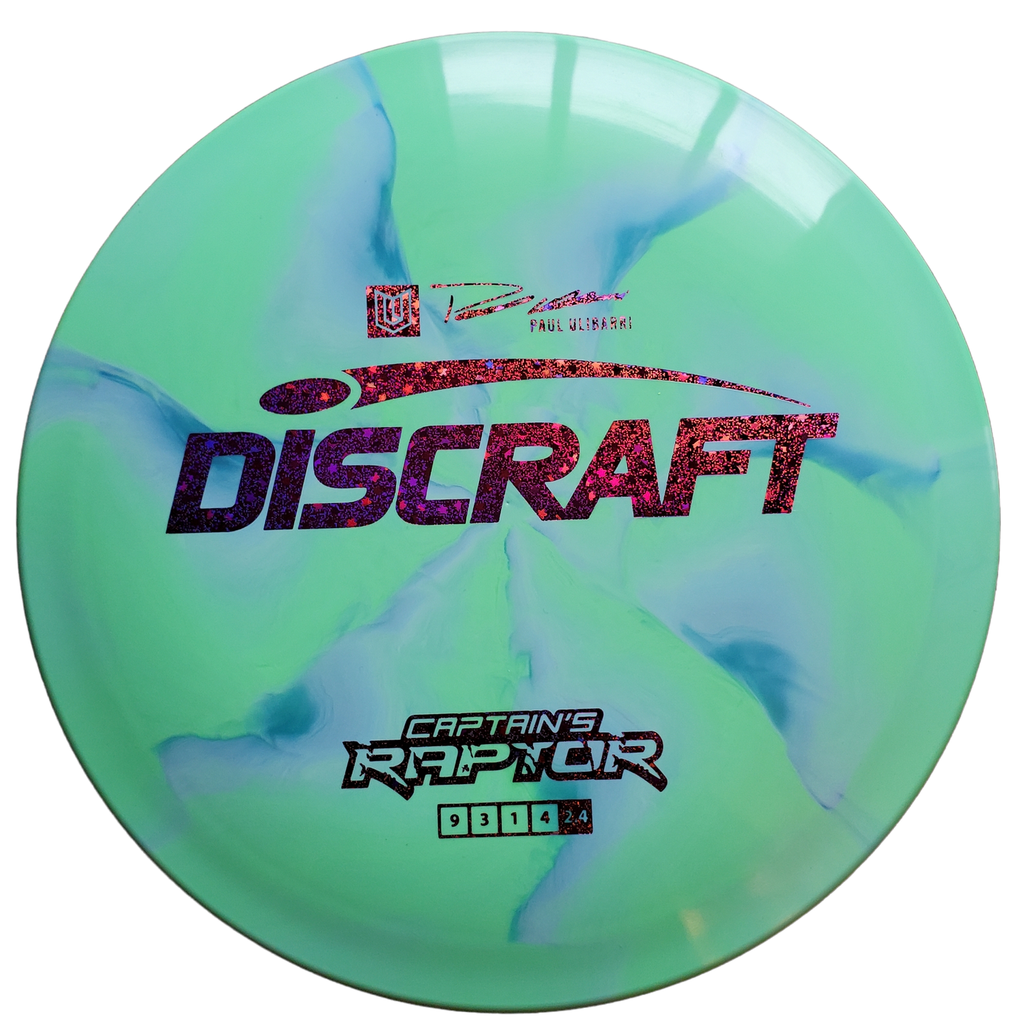 Discraft Paul Ulibarri ESP Swirly Captain's Raptor