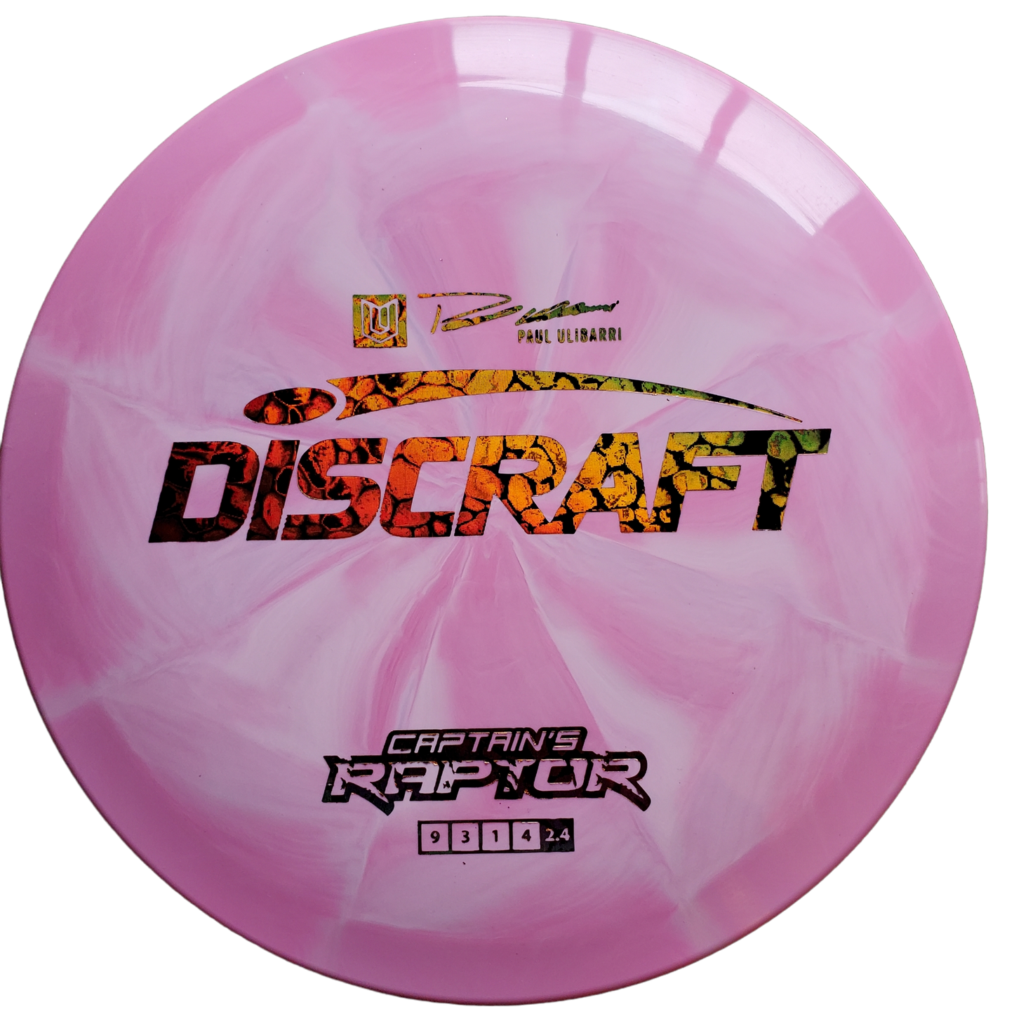 Discraft Paul Ulibarri ESP Swirly Captain's Raptor