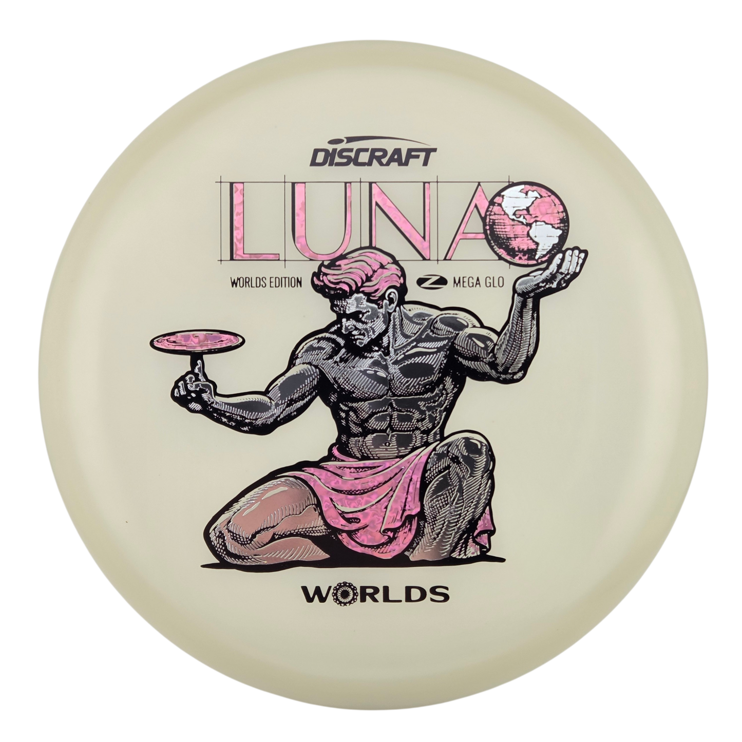 Discraft "Spirit of Detroit" Mega Glo Luna - Worlds 2026