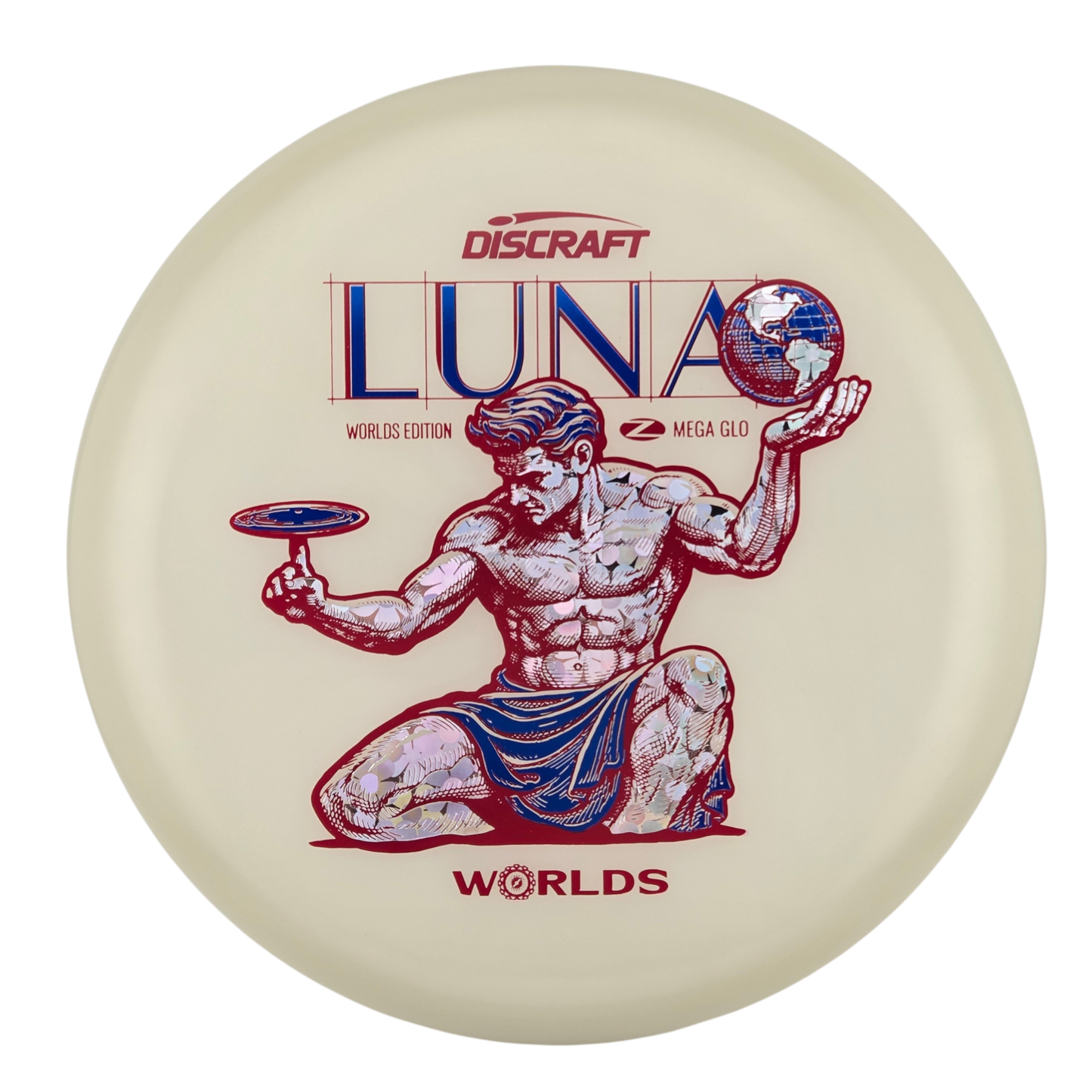 Discraft "Spirit of Detroit" Mega Glo Luna - Worlds 2026