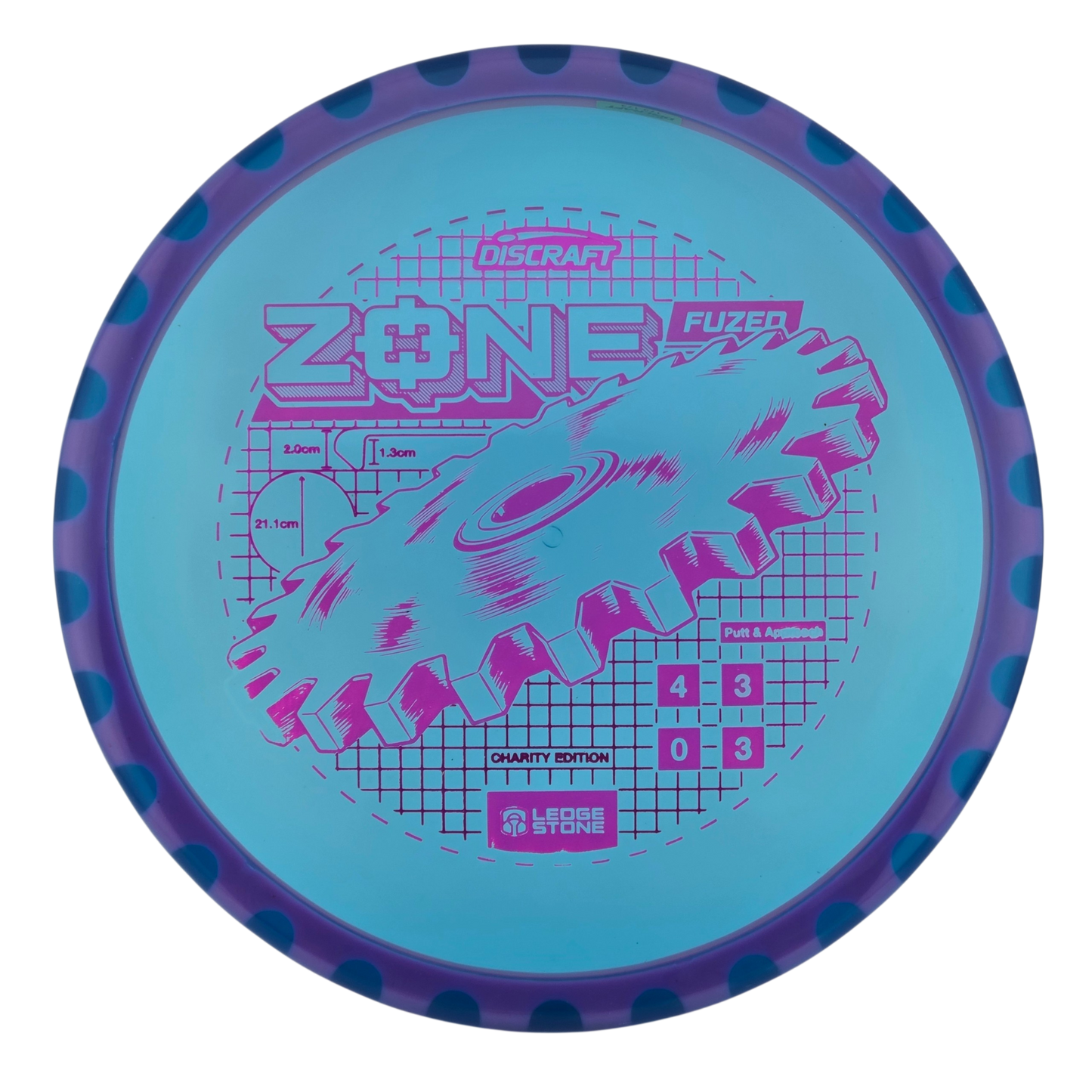 Charity CryZtal Flx FuZed Zone w/ CryZtal Flx Rim - Ledgestone 2026