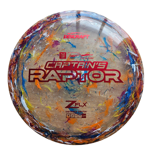 Discraft Jawbreaker Z FLX Captain's Raptor - Paul Ulibarri Edition