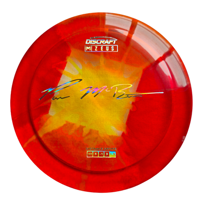 Discraft McBeth Z Fly Dye Zeus