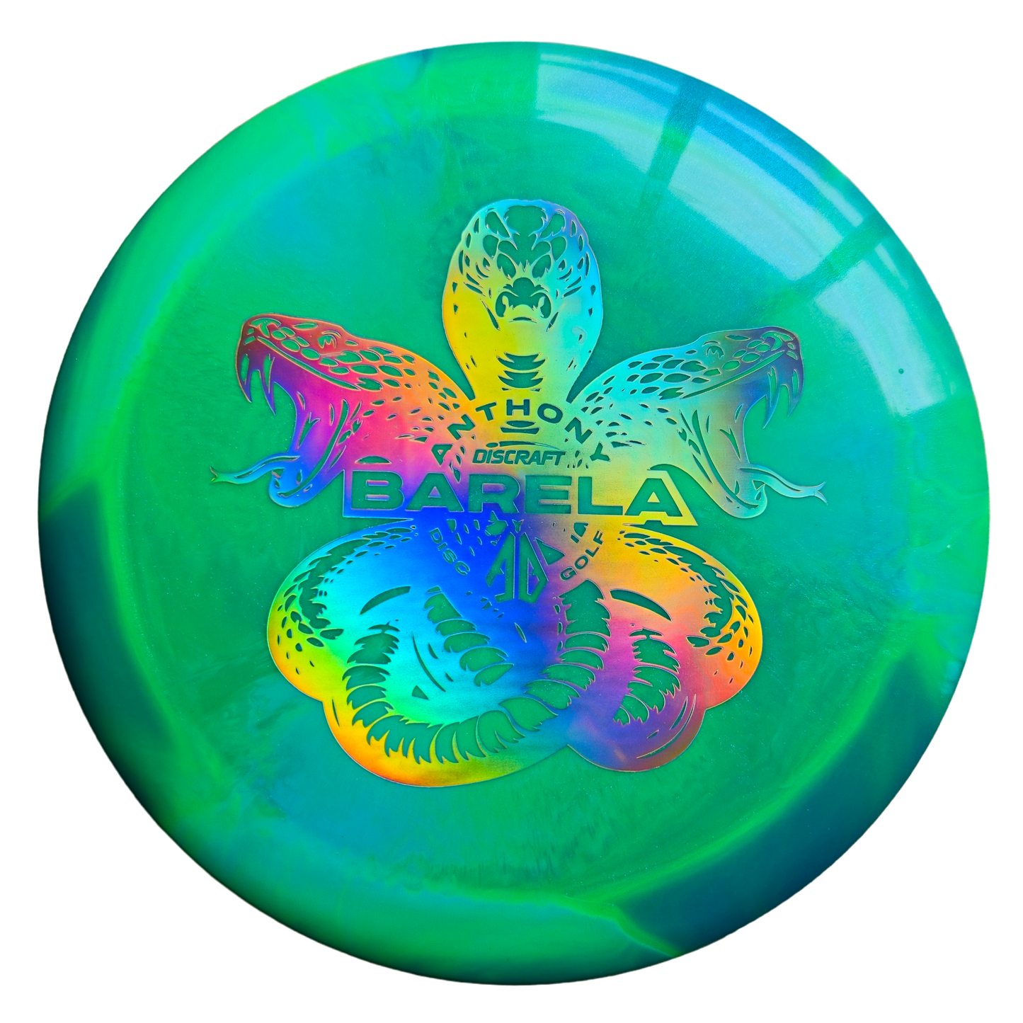 Athony Barela ESP Colorshift Swirl Venom