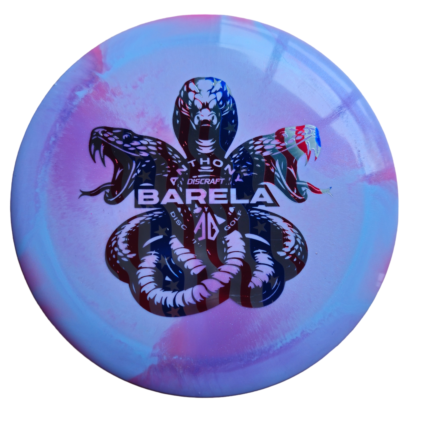 Athony Barela ESP Colorshift Swirl Venom