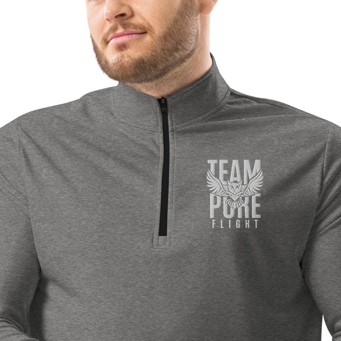 Team Pure Flight - Adidas Quarter Zip Pullover