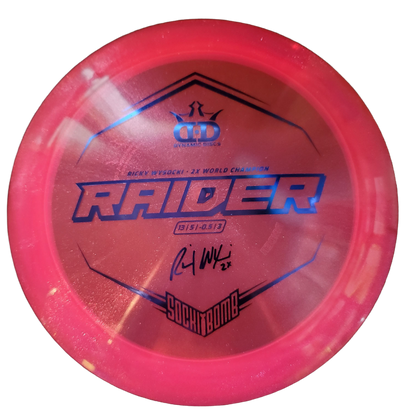 Dynamic Discs Lucid Ice Glimmer Raider - Wysocki Stamp