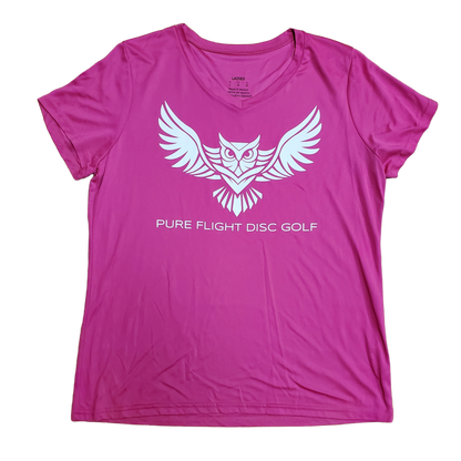 Ladies Pure Flight Dry-Fit Shirt - V-Neck